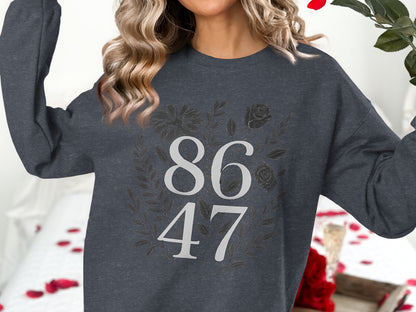 Stylish Graphic 86 47 Design Long Sleeve Shirt product type