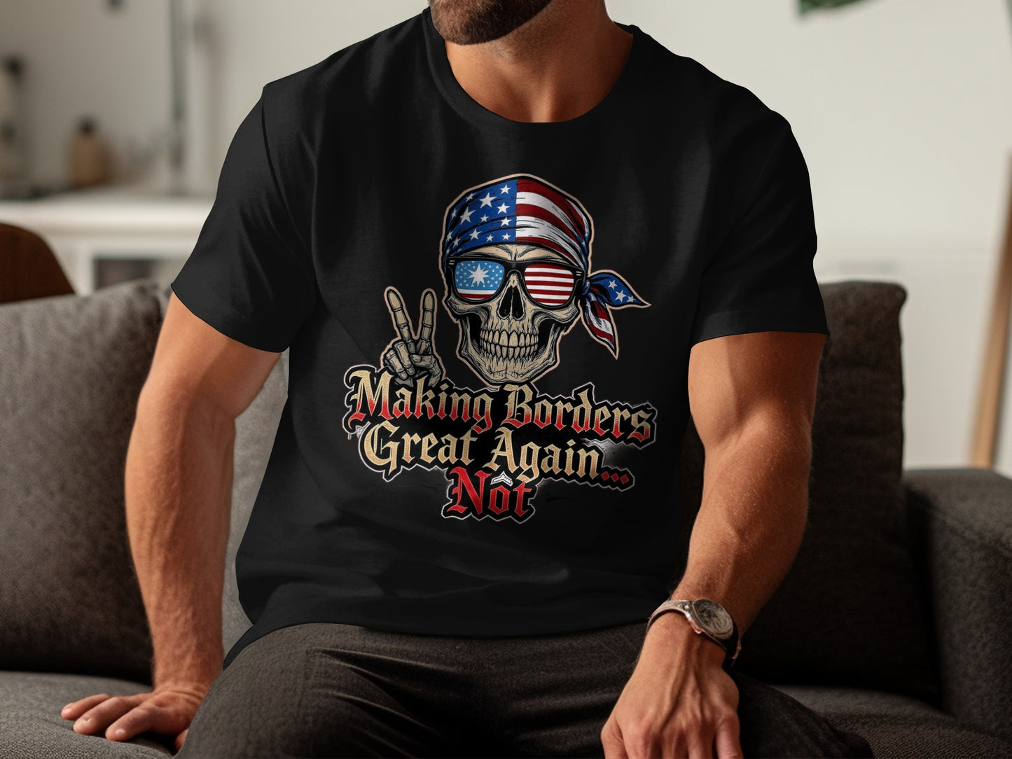 Making Borders Great Again Not design t-shirt product type