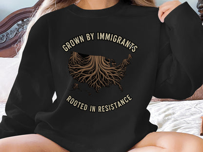 Grown by Immigrants Rooted in Resistance shirt