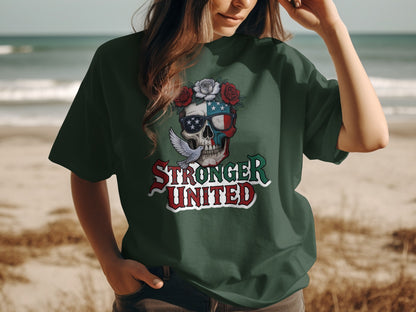 Stronger United Skull Shirt product type