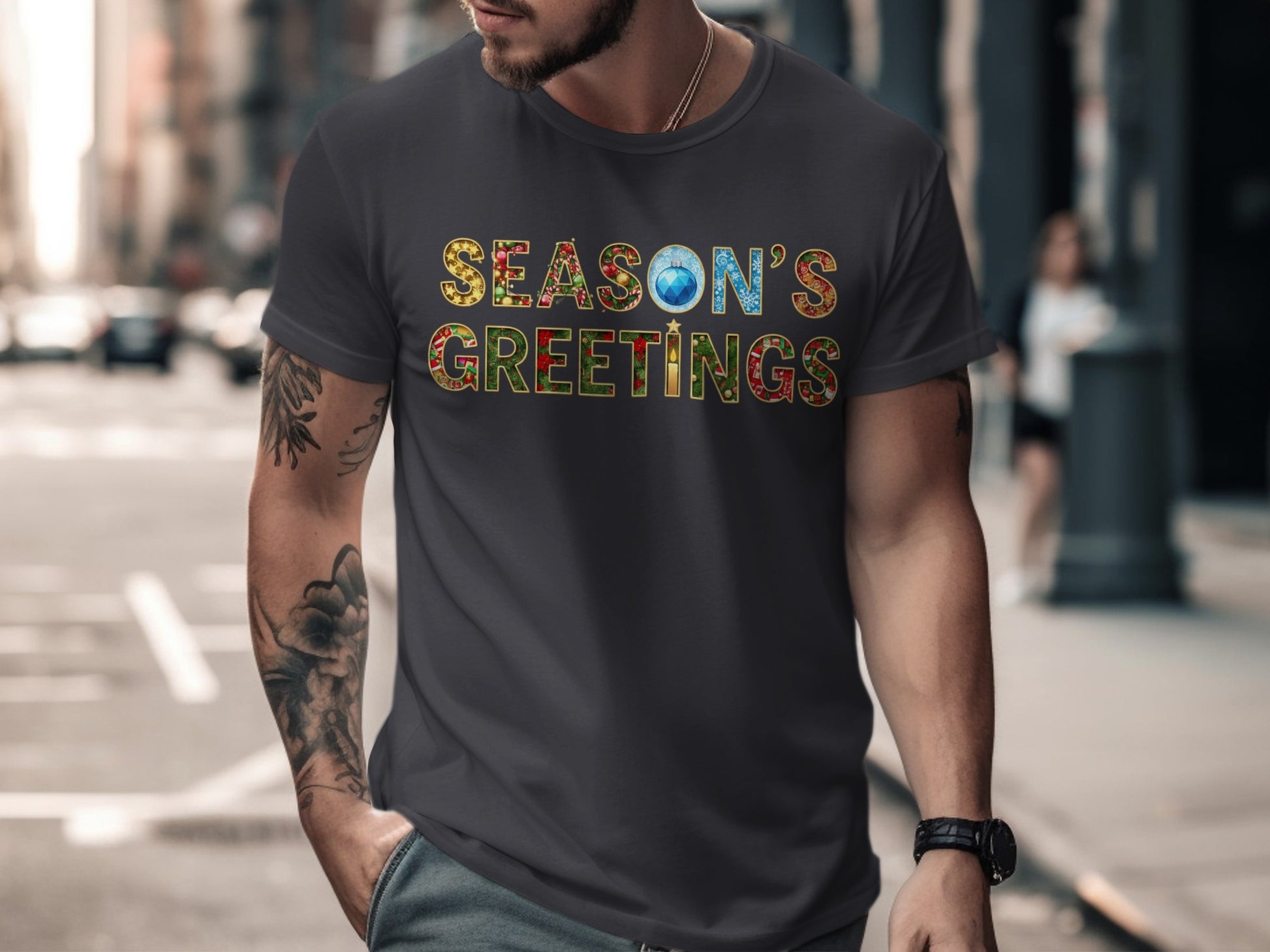 Festive Season's Greetings T-shirt Holiday Apparel
