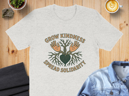 Grow Kindness Spread Solidarity Graphic T-Shirt product