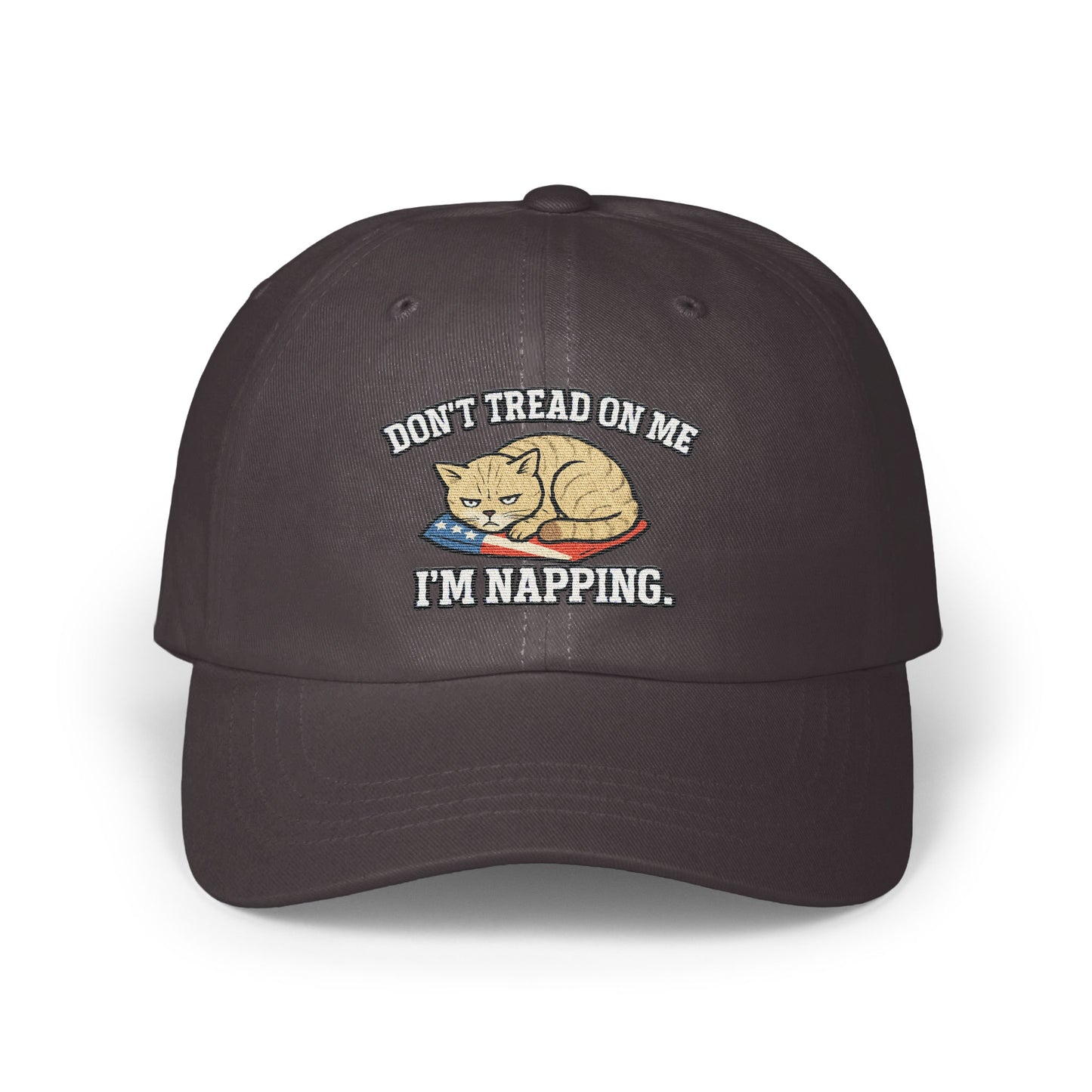 Don't Tread on Me I'm Napping Embroidered Hat product
