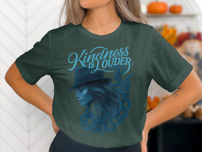 Kindness Is Louder Women's Graphic T-Shirt