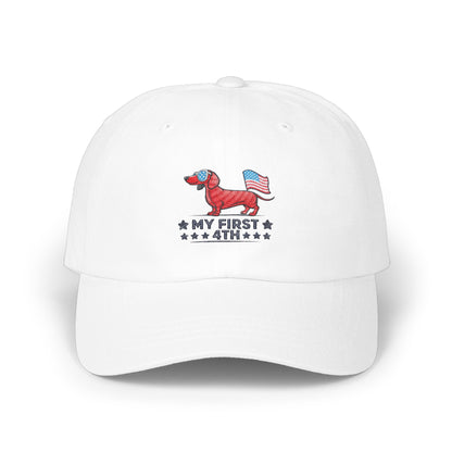 My First 4th Patriotic Dog Embroidered Hat product type
