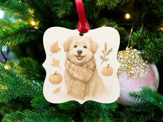 Adorable Dog Christmas Ornament for Holiday Décor