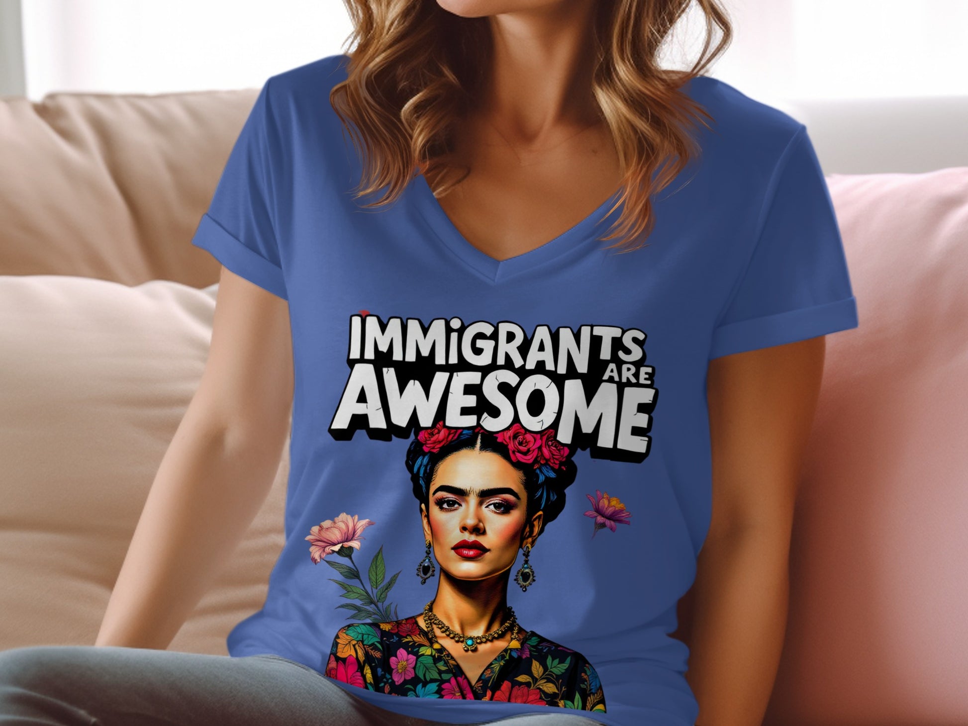 Immigrants Are Awesome Graphic Shirt with Unique Design