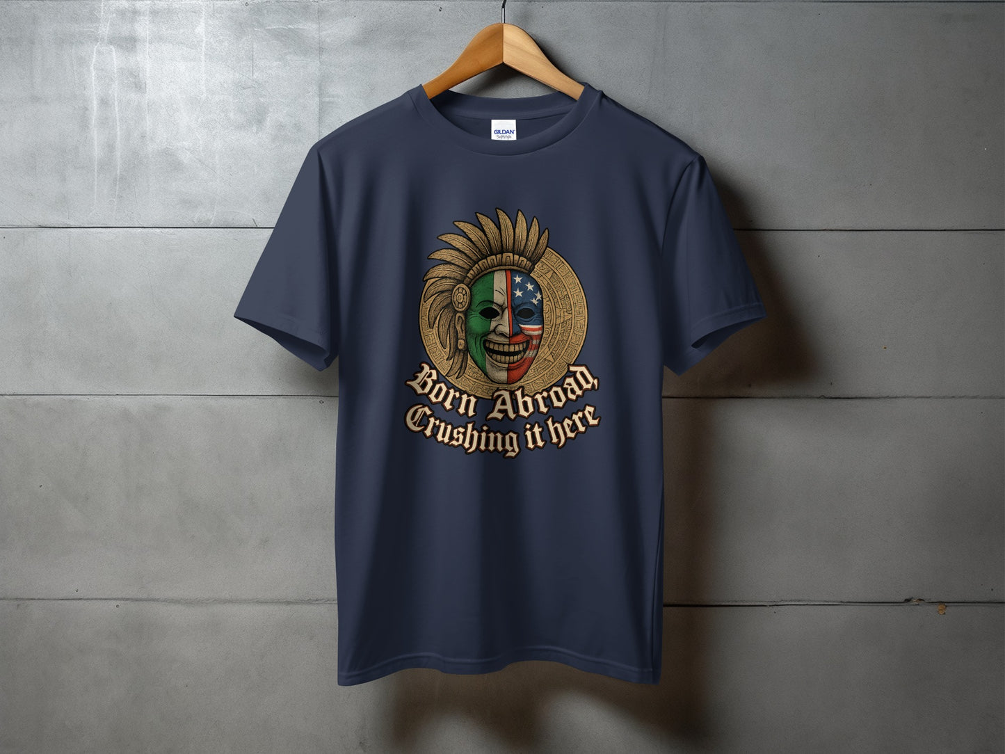 Born Abroad Crushing It Here Graphic T-Shirt product
