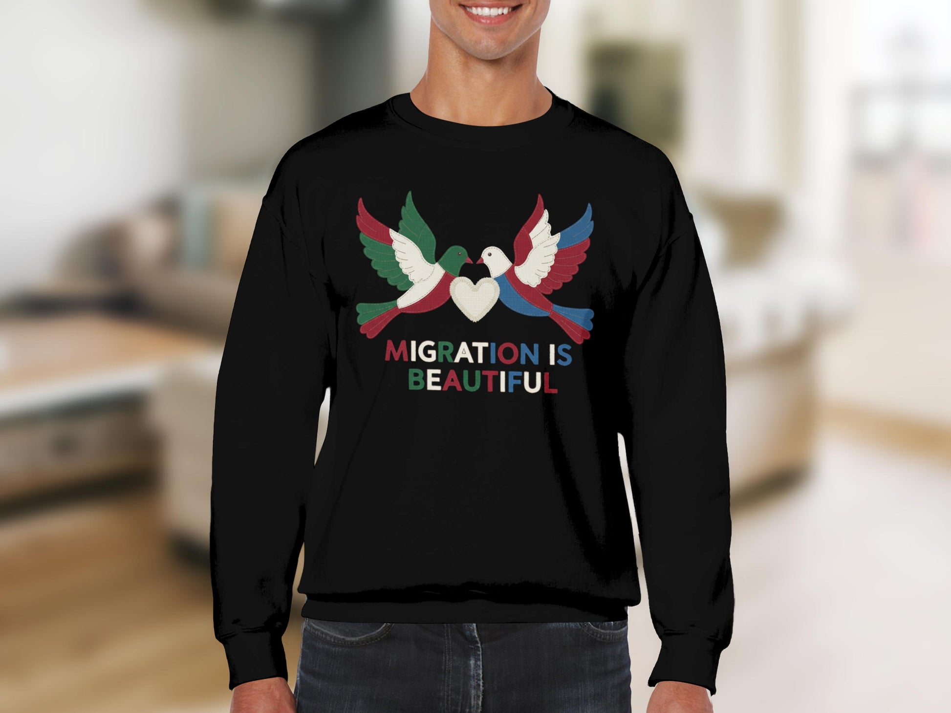 Migration is Beautiful Graphic Sweatshirt product