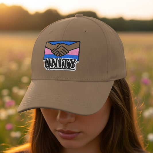 Unity Handshake Embroidered Baseball Cap product type