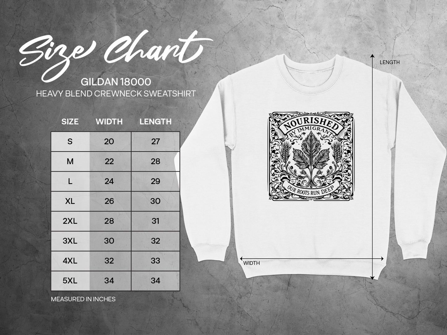 Nourished Birmingham Heavy Blend Crewneck Sweatshirt