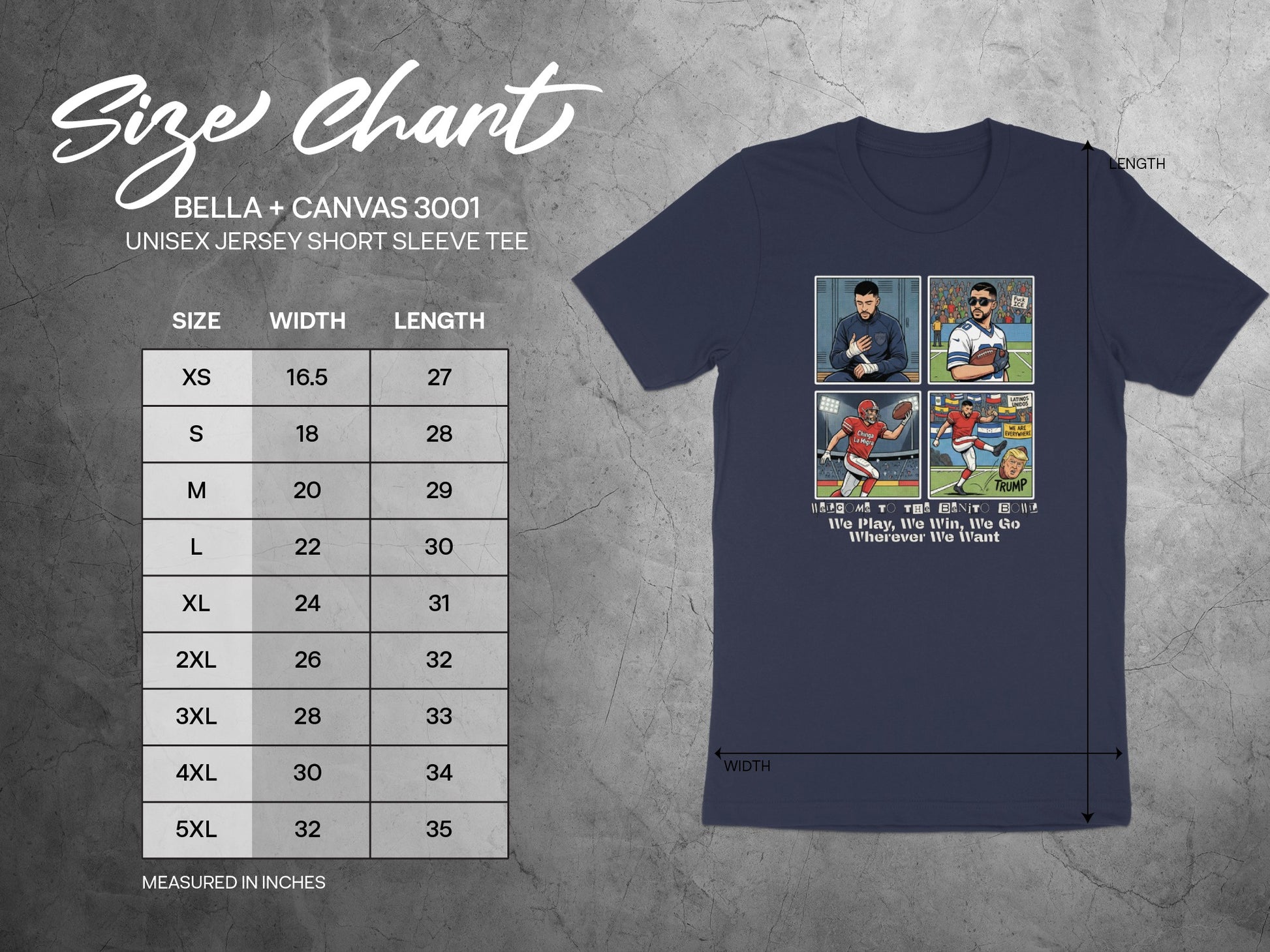 Bella Short Sleeve Tee with Sports Graphic Design