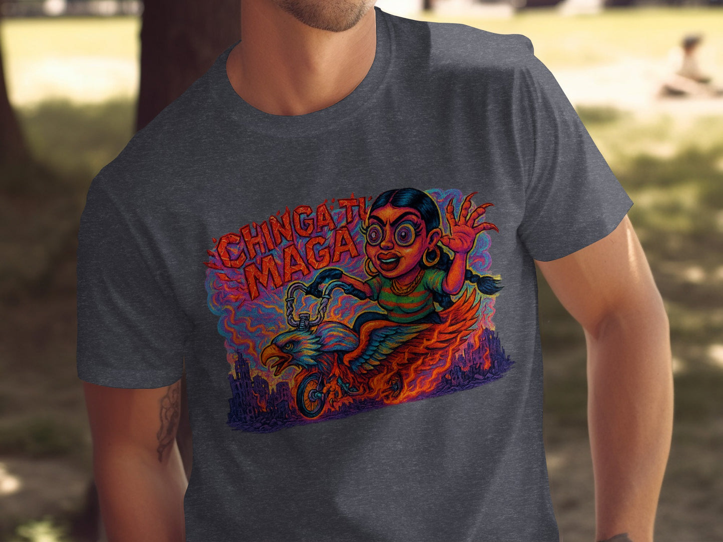 Vibrant Chingati Maga Graphic Unisex Shirt product type
