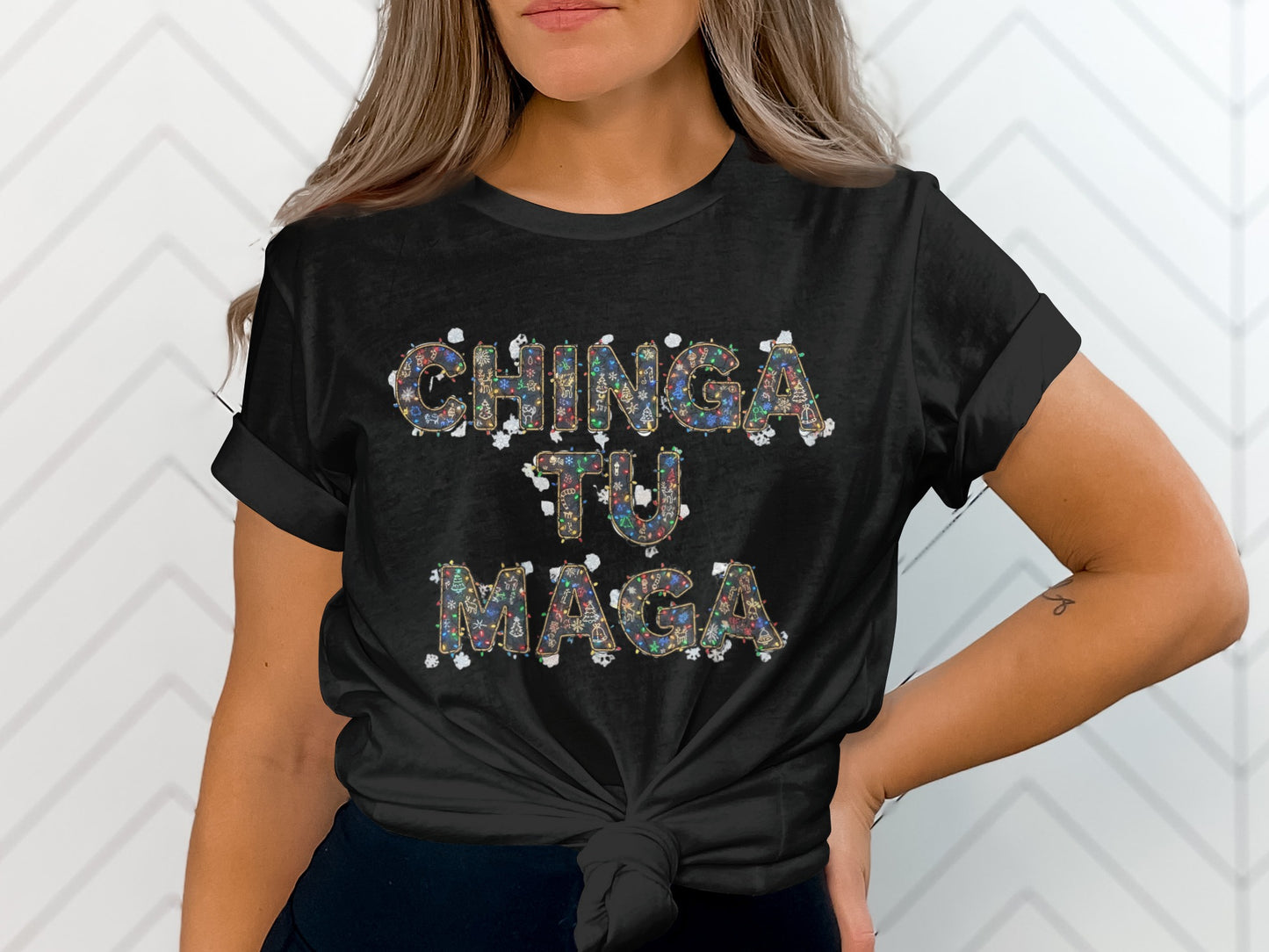 Chinga Tu Maga Graphic Tee Shirt Statement Apparel