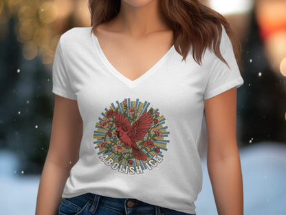 Abolish Ice Statement Design on Relaxed Fit T-Shirt product