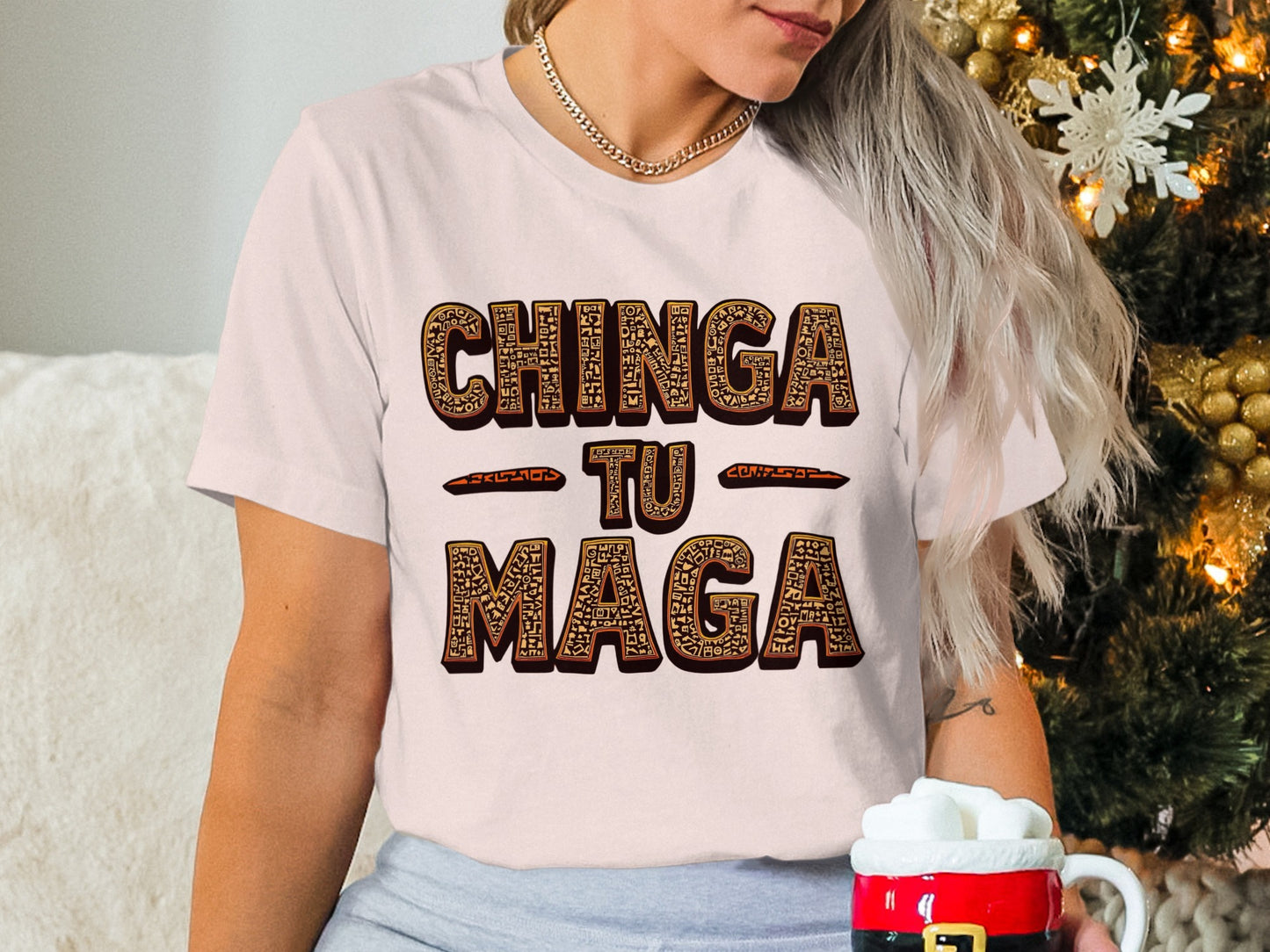 Chinga Tu Maga Graphic Tee for Festive Celebrations