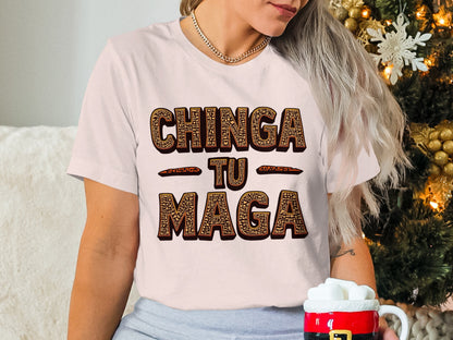 Chinga Tu Maga Graphic Tee for Festive Celebrations