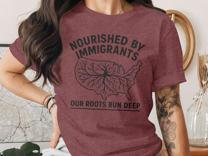 Nourished By Immigrants Our Roots Run Deep product type