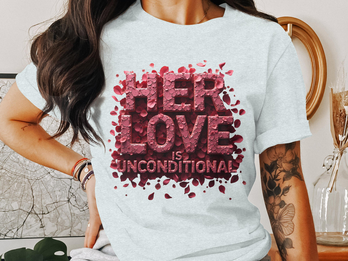 Her Love Is Unconditional Graphic T-Shirt product