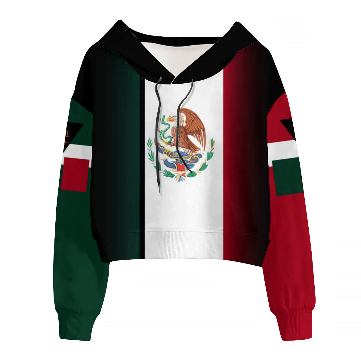 VIva Mexico Women's Cropped Hoodie for Stylish Comfort