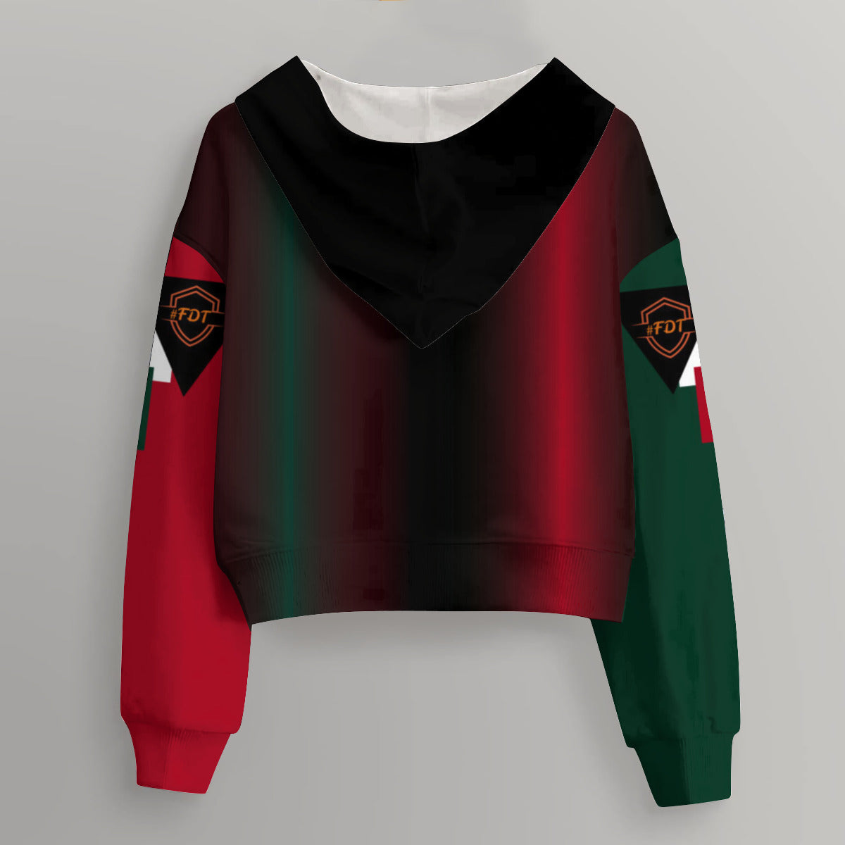 AOP Women's Cropped Hoodie