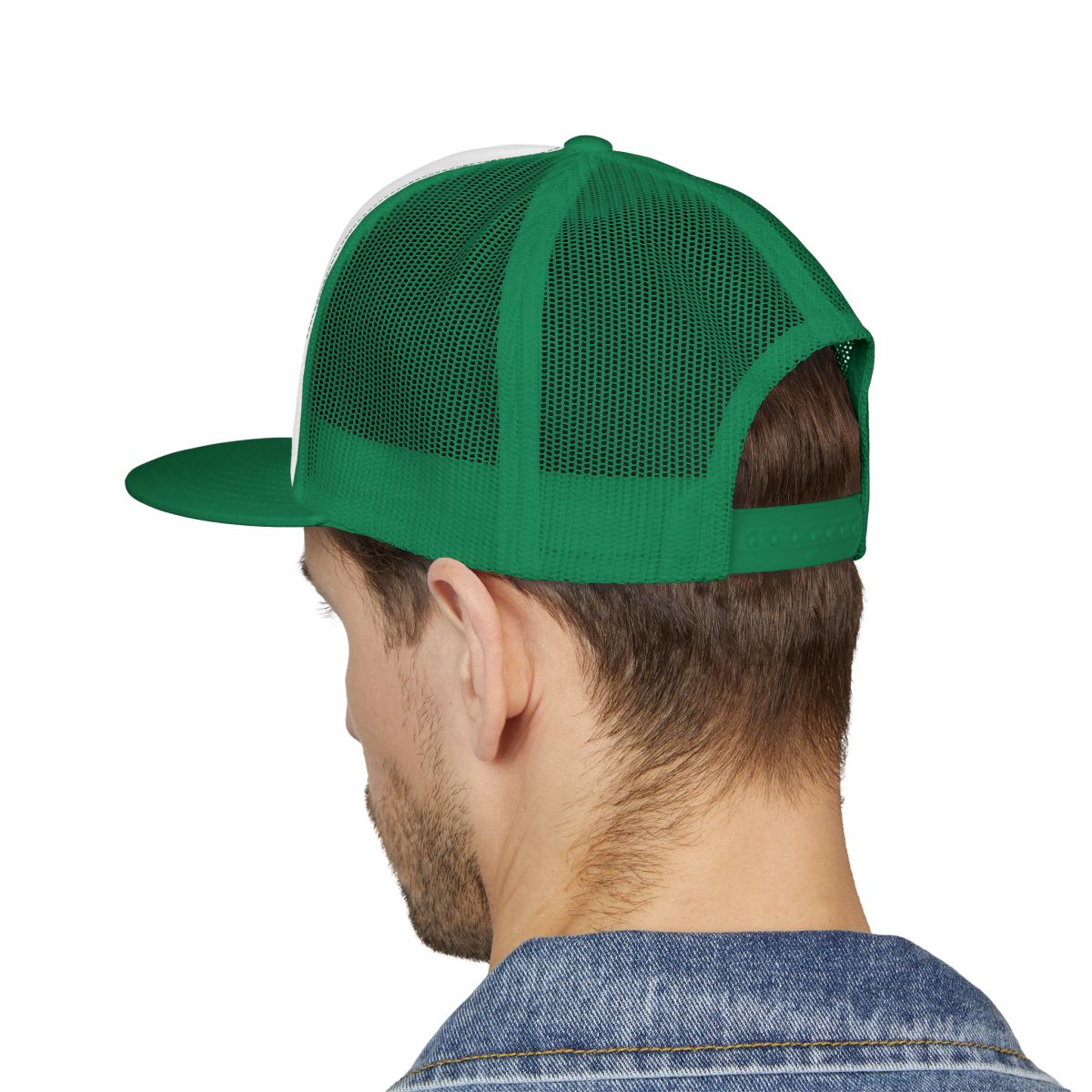 Custom Text Hat 5 Panel Trucker Cap (Embroidery)