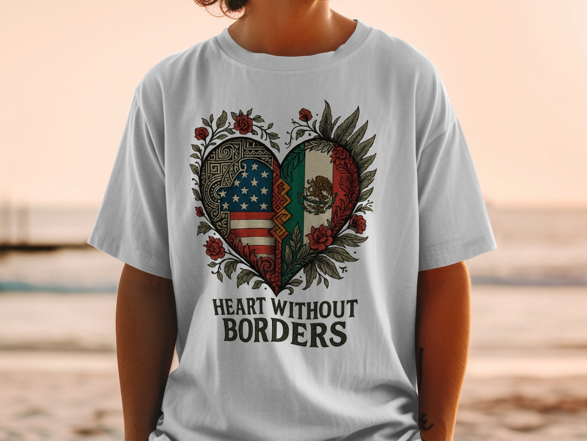 Heart Without Borders Graphic T-shirt Product