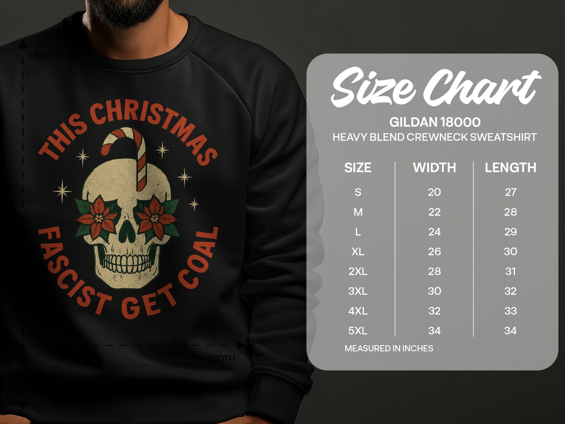 This Christmas Fascist Get Coal Crewneck Sweatshirt