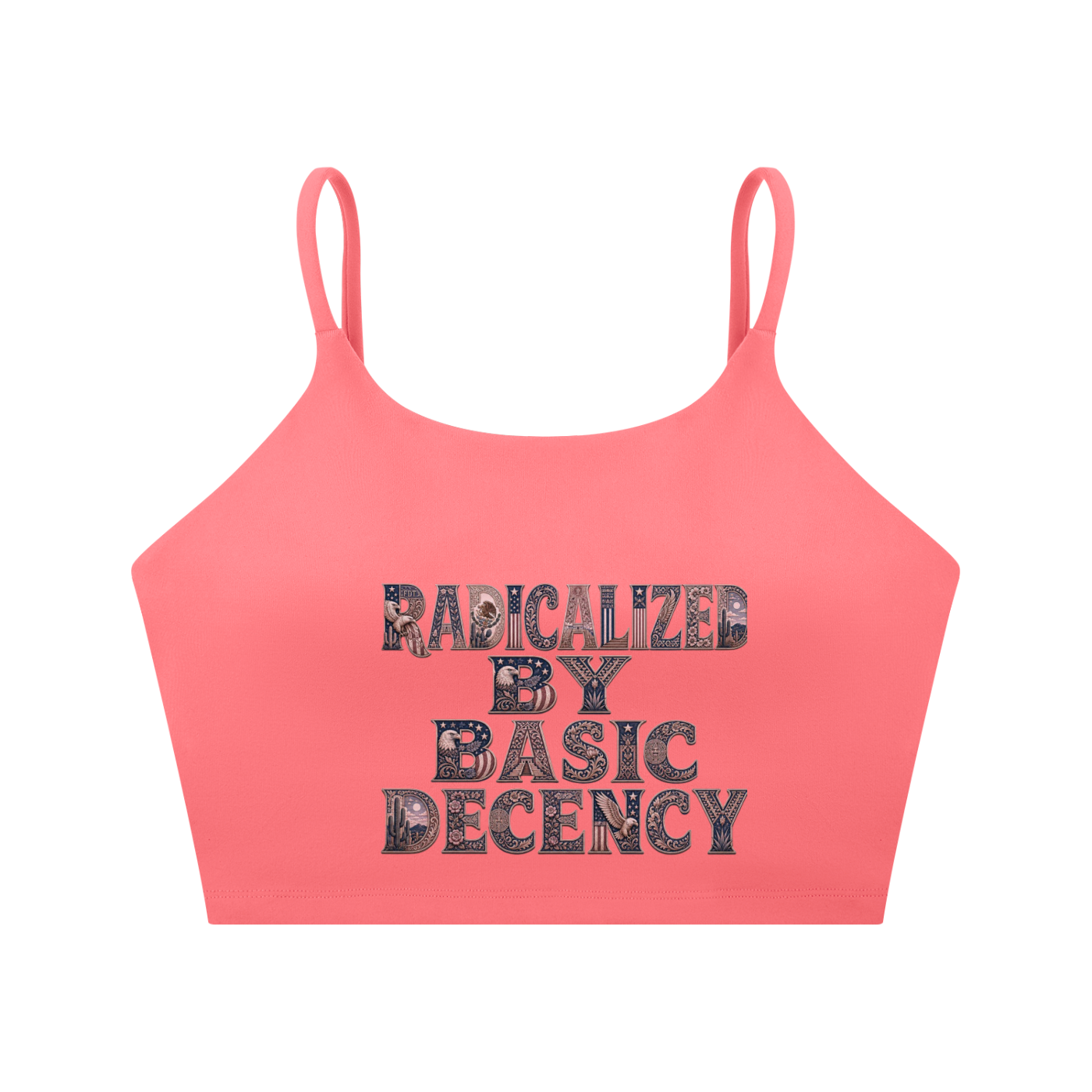 Spaghetti Strap Yoga Sports Bra