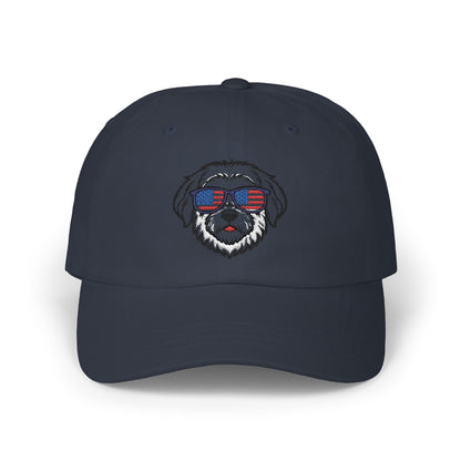 Patriotic Dog Dad Cap - Adjustable Classic Hat for Pet Lovers