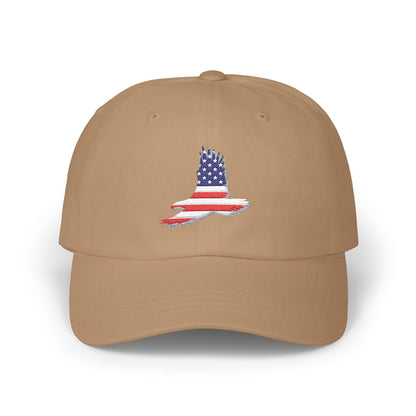 4th of July Classic Cap with American Flag Design, Patriotic Cap, Adjustable Hat, Gift for Dad, Summer Accessory, Independence Day
