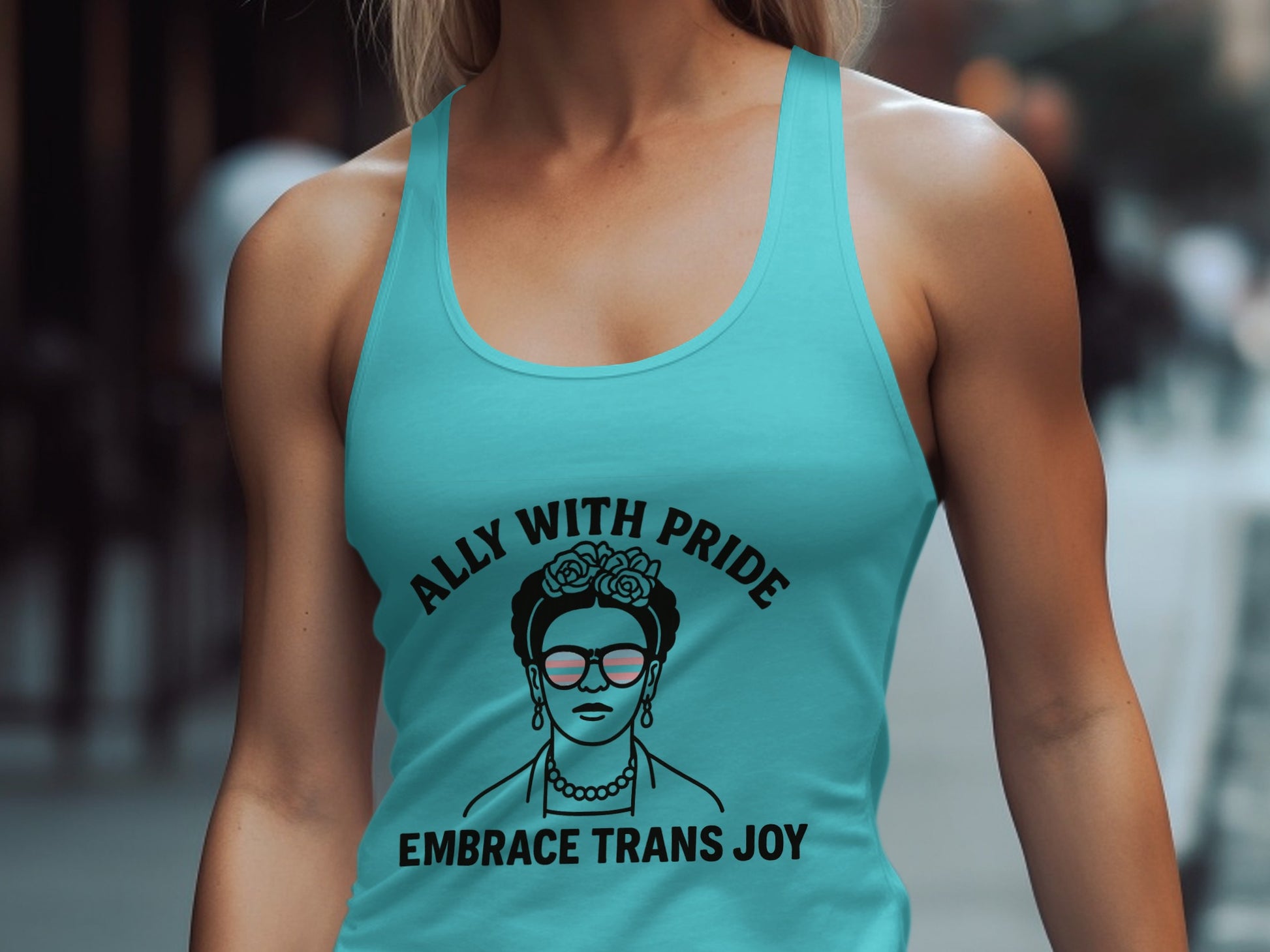 Ally With Pride Embrace Trans Joy Tank Top product
