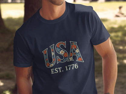 USA EST 1776 Graphic T-Shirt product type
