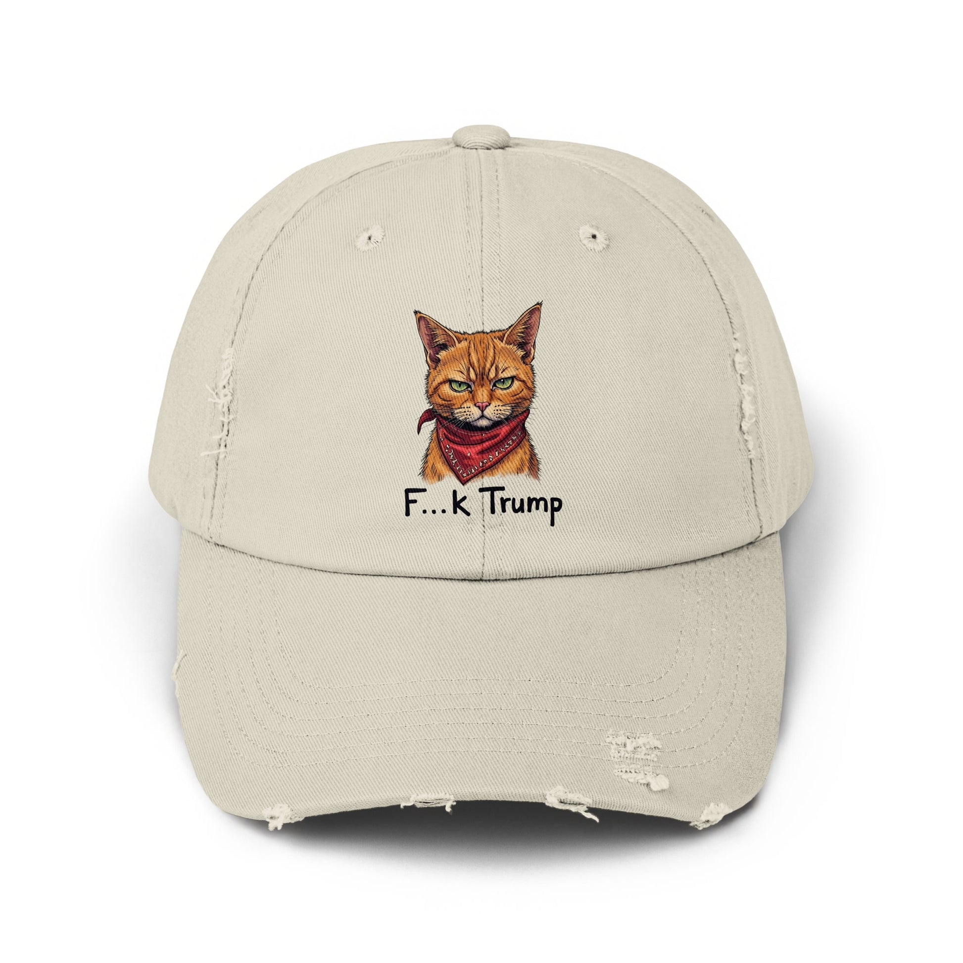 F*** Trump Embroidered Cat Hat Fashion Statement product