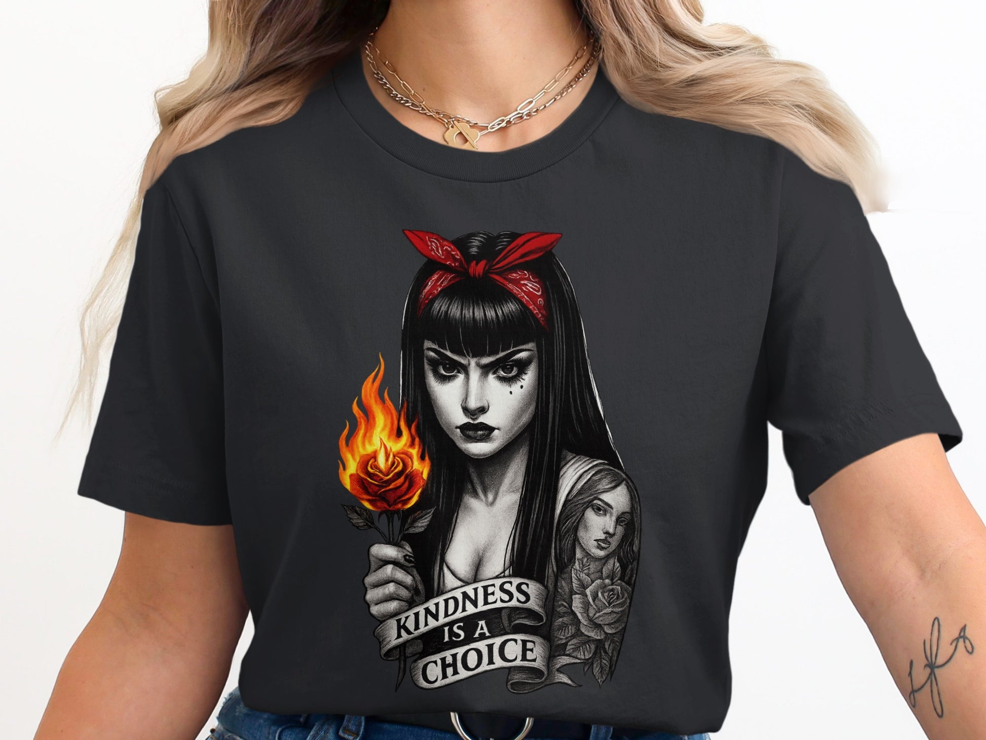 Kindness is a Choice Graphic Tee Shirt Product