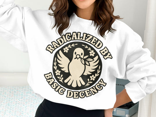 Radicalized By Basic Decency Sweatshirt product type