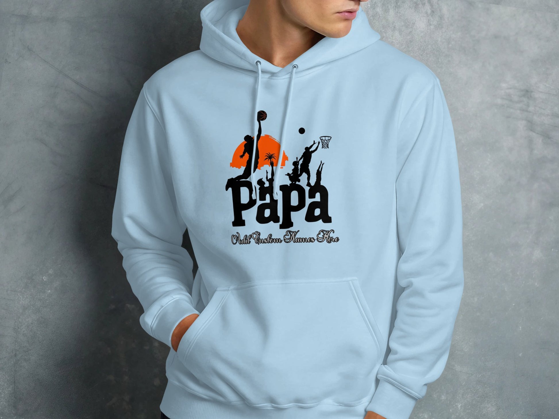 Basketball Player Papa Casual Hoodie product