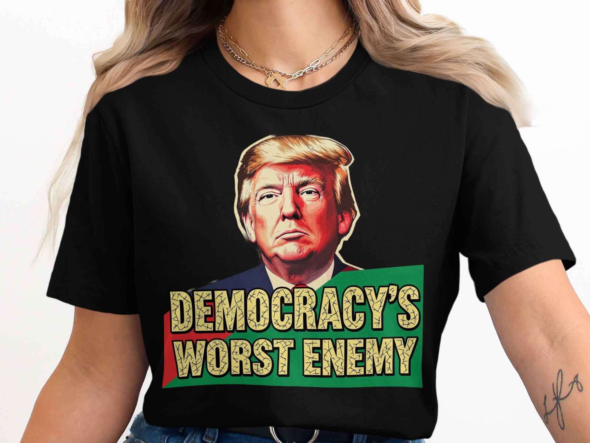 Democracy's Worst Enemy Graphic T-Shirt product type