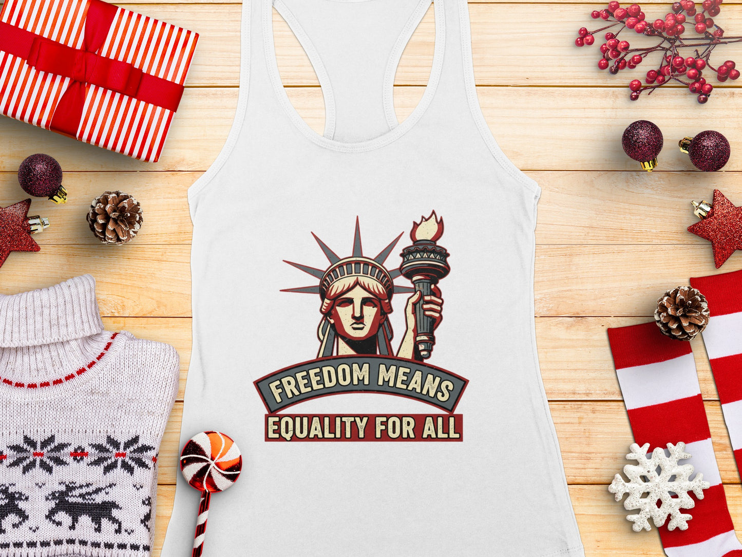 Freedom Means Equality for All Tank Top