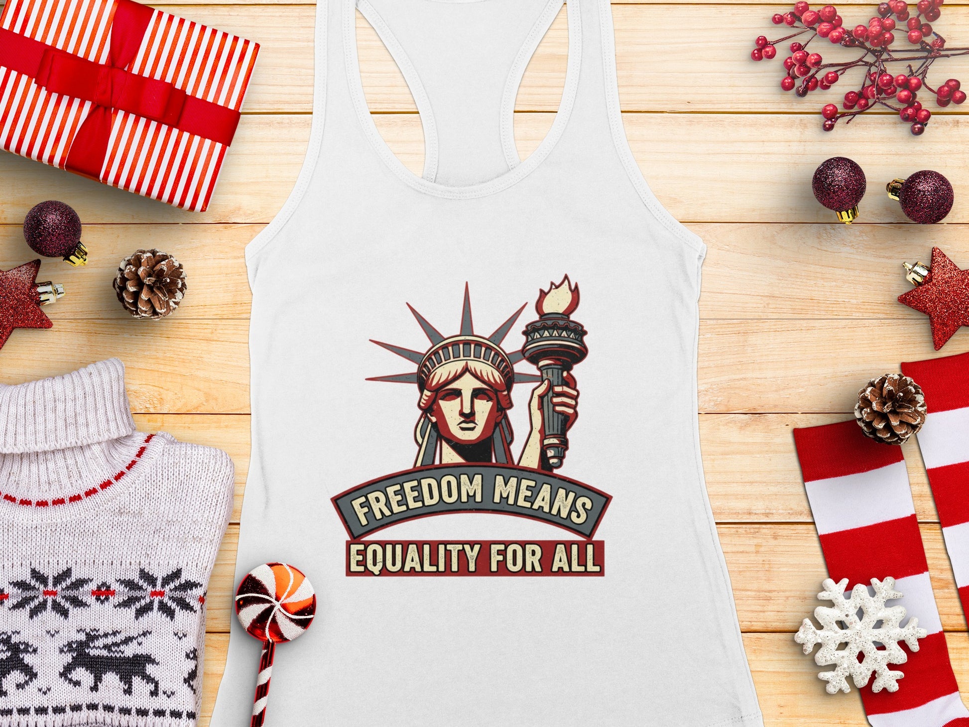 Freedom Means Equality for All Tank Top