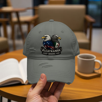 Alcatransh Just Wrong FDT Embroidered Cap product type