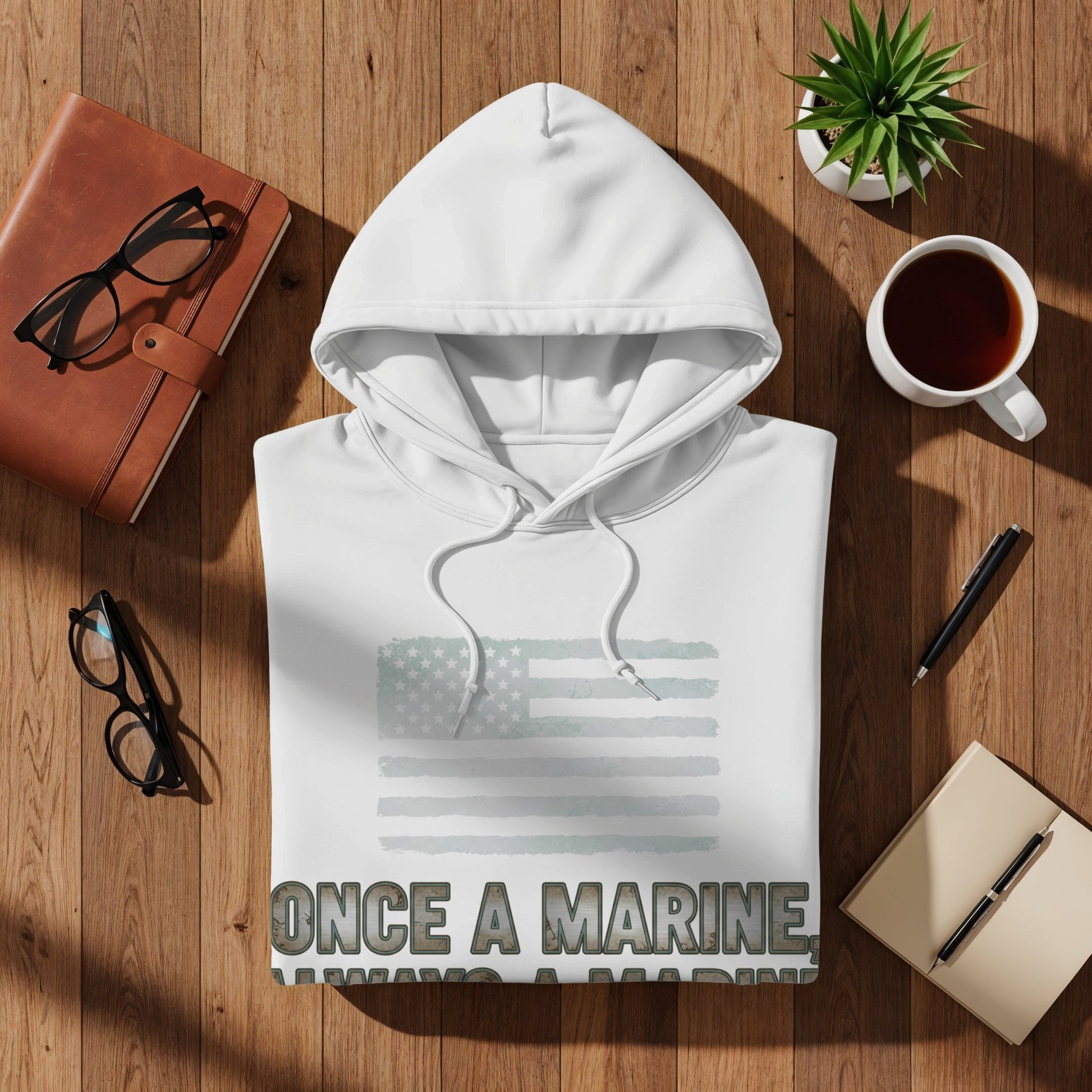 Once a Marine Always a Marine Hoodie Product