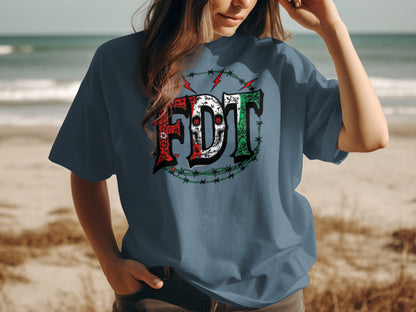 FDT Graphic Print Casual Relaxed Fit T-Shirt product