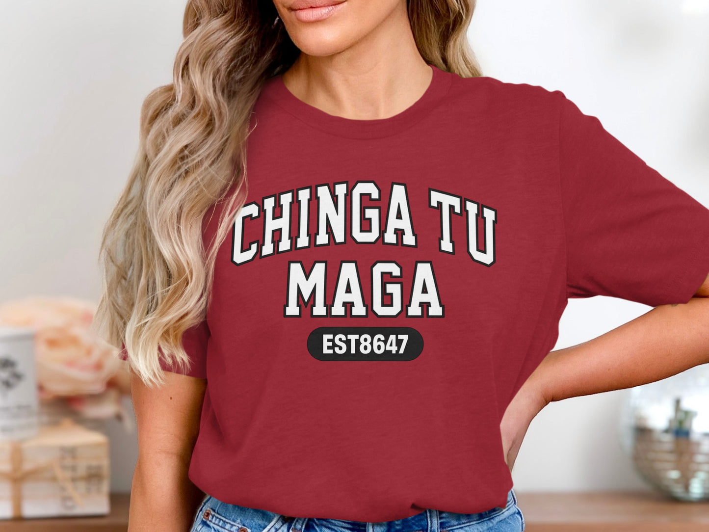 Chinga Tu Maga Est8647 Graphic T-shirt