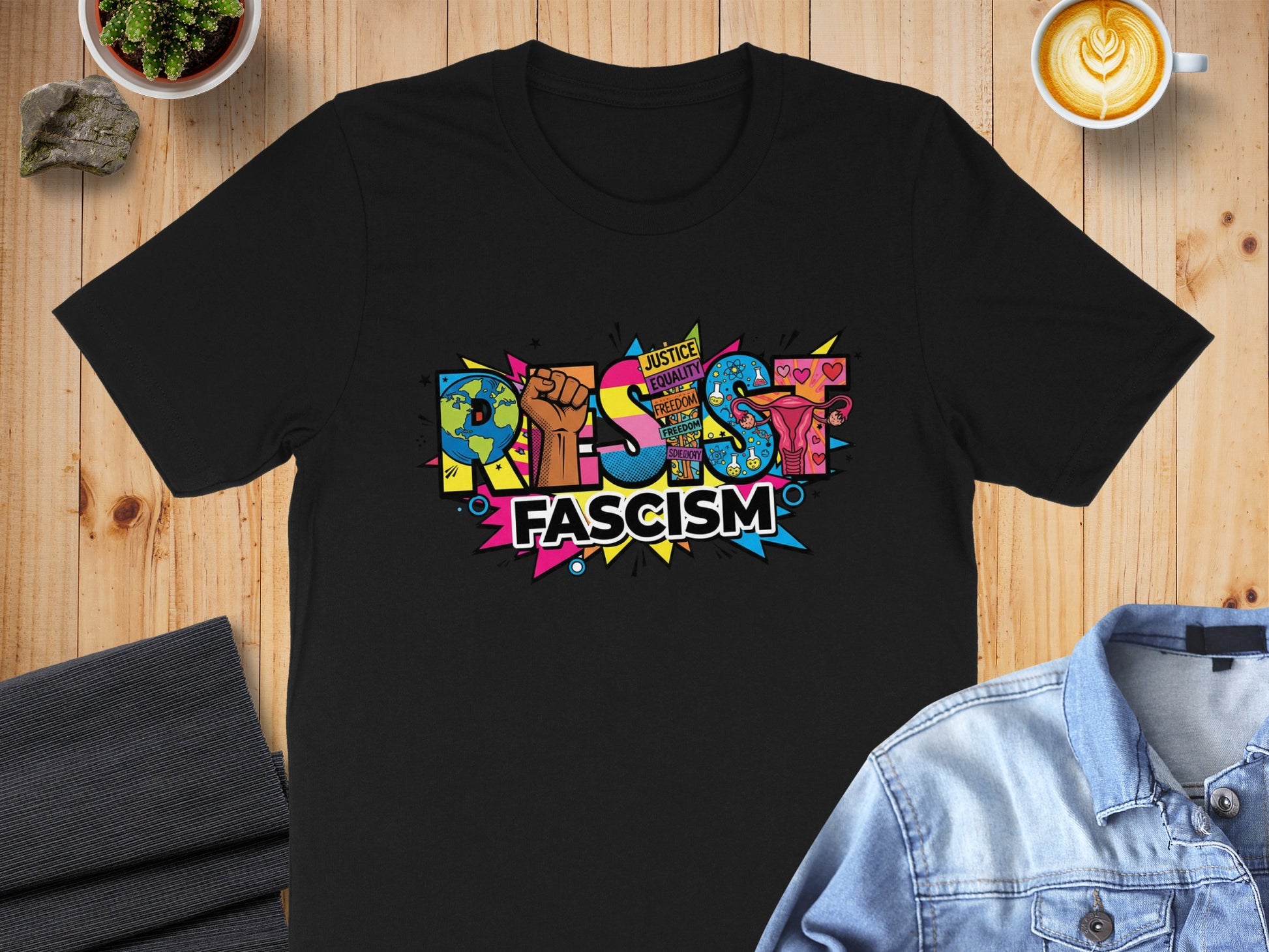 Resist Fascism Graphic T-shirt product