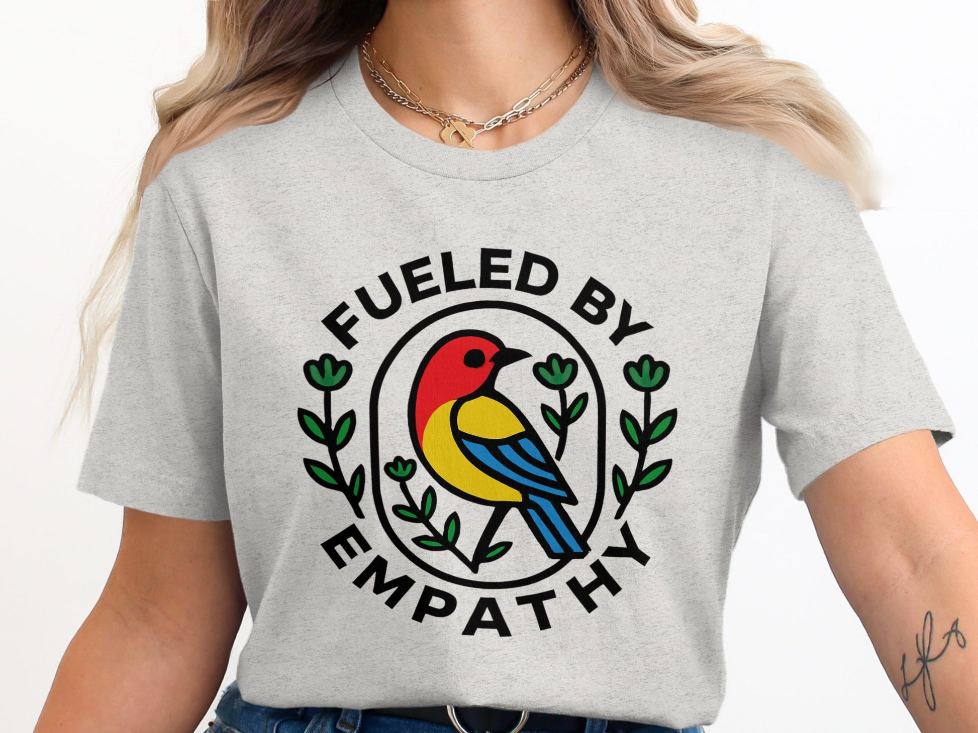 Fueled by Empathy Bird Graphic T-Shirt product