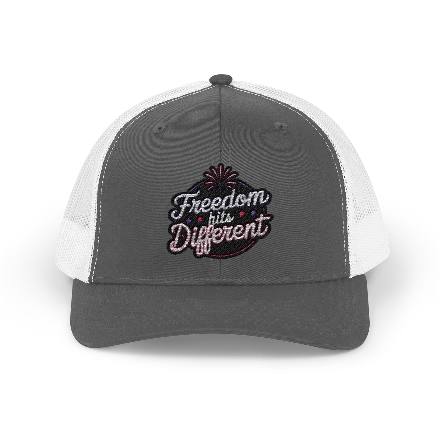 Freedom Hits Different Snapback Trucker Cap - Stylish Sportswear for Summer Activities