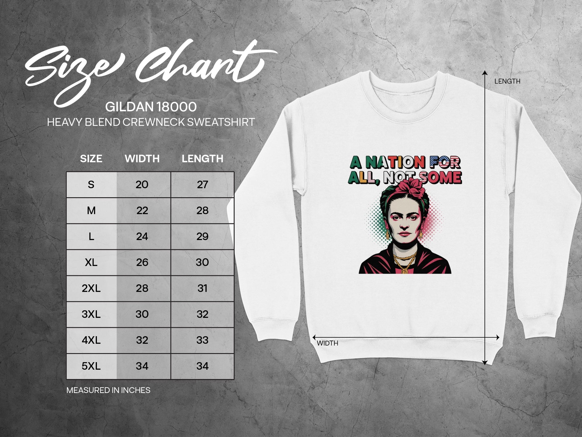 A Nation For All Not Some Printed Sweatshirt product type