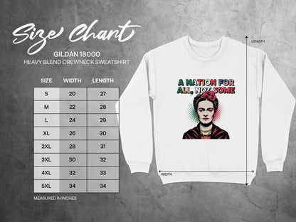 A Nation For All Not Some Printed Sweatshirt product type