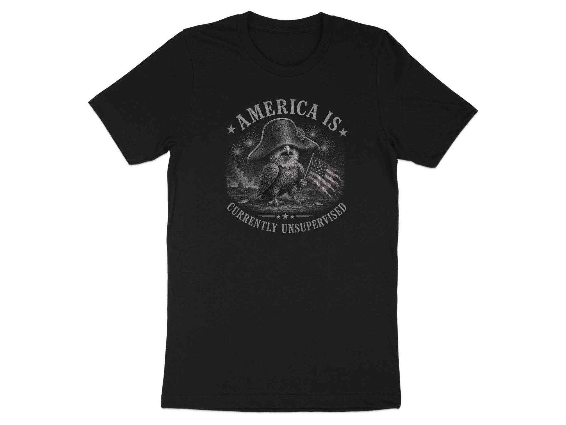 Unsupervised Nation Eagle Graphic T-Shirt
